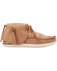 Visvim - Fbt-Lhamo-Folk Sneakers With Hand-Sewn Leather - Lyst