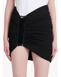 Balmain - Asymmetric Miniskirt - Lyst
