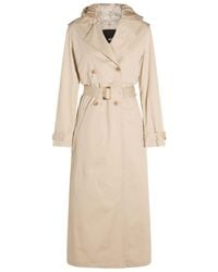Add - Double Breasted Long Trench - Lyst