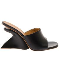 Off-White c/o Virgil Abloh - Wedge Heel Mules With Jug Design - Lyst