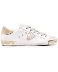 Philippe Model - Leather Rubber Sneakers - Lyst