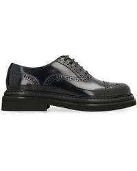 Dolce & Gabbana - Brushed Calfskin Oxfords Shoes - Lyst