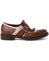 Miu Miu - X Church'S Shanghai Leather Derby Shoes - Lyst