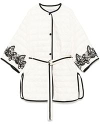 ERMANNO FIRENZE - Embroidered Padded Jacket - Lyst