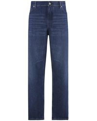 ZEGNA - Straight Leg Denim Jeans For - Lyst