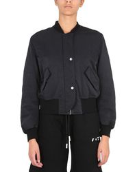 Off-White c/o Virgil Abloh - Nylon Bomber Jacket - Lyst