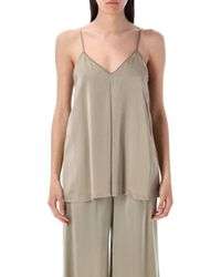 Fabiana Filippi - Viscose Satin Lingerie Top - Lyst