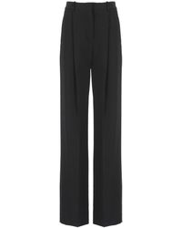 Elisabetta Franchi - Crêpe Pants With Tailored Silhouette - Lyst