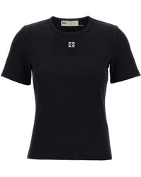Tory Burch - Logo Plaque T-Shirt - Lyst