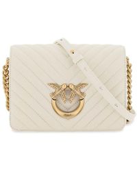 Pinko - Love Click Mini Chevron Bag - Lyst