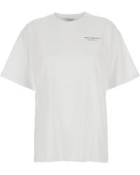 Philosophy Di Lorenzo Serafini - T-Shirt With Maxi Logo Printed On The Back - Lyst