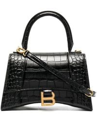 Balenciaga - Hourglass Small Leather Handbag - Lyst