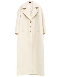 Gucci - Wool And Silk Blend Long Coat - Lyst
