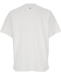 Victoria Beckham - Crewneck T-Shirt With Slogan Print On The Front - Lyst