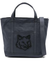 Maison Kitsuné - Small Fox Head Tote Bag - Lyst