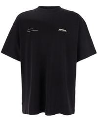 Represent - 'Patron Of The Club' Crewneck T-Shirt With Front And Back Logo Print - Lyst