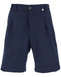 Myths - Bermuda Pants With Pences And Contrasting Stitching On The Pocket - Lyst