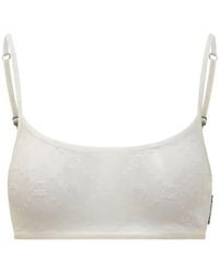Marine Serre - Recycled Mesh Flock Bralette - Lyst