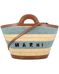 Marni - Tropicalia Raffia-Effect Small Bag - Lyst