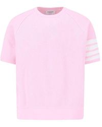 Thom Browne - 4-Bar" Logo T-Shirt - Lyst