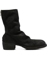 Guidi - Back Zip Mid Boot Shoes - Lyst