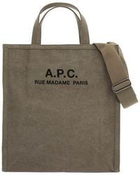 A.P.C. - Récupération Canvas Shopping Bag - Lyst