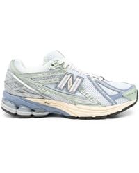 New Balance - Low Top Sneaker With Logo Patch On Tongue And Side And Perforated Panels - Lyst