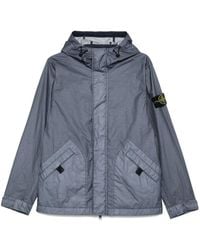 Stone Island - Breathable Water-Resistant Hooded Membrana 3L Tc Jacket - Lyst