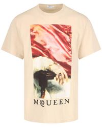 McQueen - Cotton Logo T-Shirt - Lyst