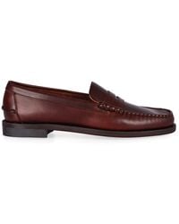 Sebago - Dan Waxy Leather Loafers - Lyst