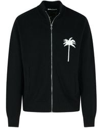 Palm Angels - Cotton Blend Sweater - Lyst