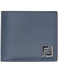 Fendi - Ff Squared Bi-Fold Wallet - Lyst