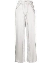 Blumarine - Panta Raso Ins.Denim - Lyst