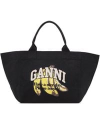 Ganni★XXL デニム ショッパーバッグ A6278642 MUSINSA | GANNI XXL Denim Shopper Bag - Dark Navy / A6278642