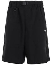 Y-3 - Tech Fabric Shorts - Lyst
