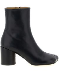 MM6 by Maison Martin Margiela - Leather Ankle Boots - Lyst