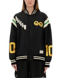 Barrow - Satin Bomber Jacket - Lyst