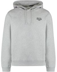 A.P.C. - Standard Rue Madame Cotton Hoodie - Lyst