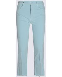 Mother - Light Cotton Jeans - Lyst
