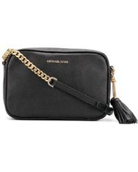 Michael Kors - Ginny Leather Shoulder Bags - Lyst