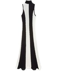 MSGM - Maxi Dress With Striking - Lyst