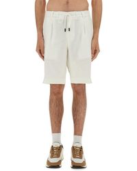 BOSS - Short "L-Peetl-Pl-Rds-S-252" - Lyst