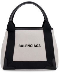 Balenciaga - Cabas Xs Canvas Tote Bag - Lyst