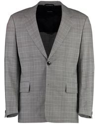 BOSS - Prince Of Wales Checked Jacket - Lyst