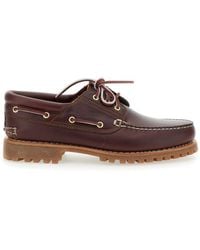 Timberland - 'Authentic' Loafers With Embossed Logo On The Side - Lyst