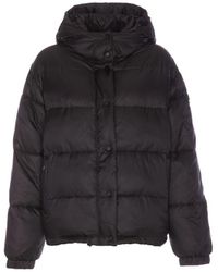 Pinko - "Down Jacket With Logo Patch - Lyst