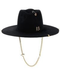 Ruslan Baginskiy - 'Chain Strap Fedora' Hat - Lyst