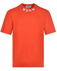 MSGM - T-Shirts And Polos - Lyst