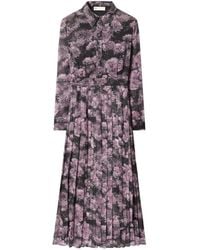 Tory Burch - Dress With Pleated Hem - Lyst