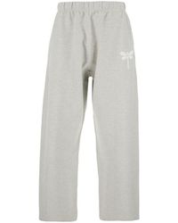 KENZO - 'Dragonfly' Pants With Elastic Waist And Logo Print On Side And Rear - Lyst